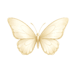 single gold butterfly